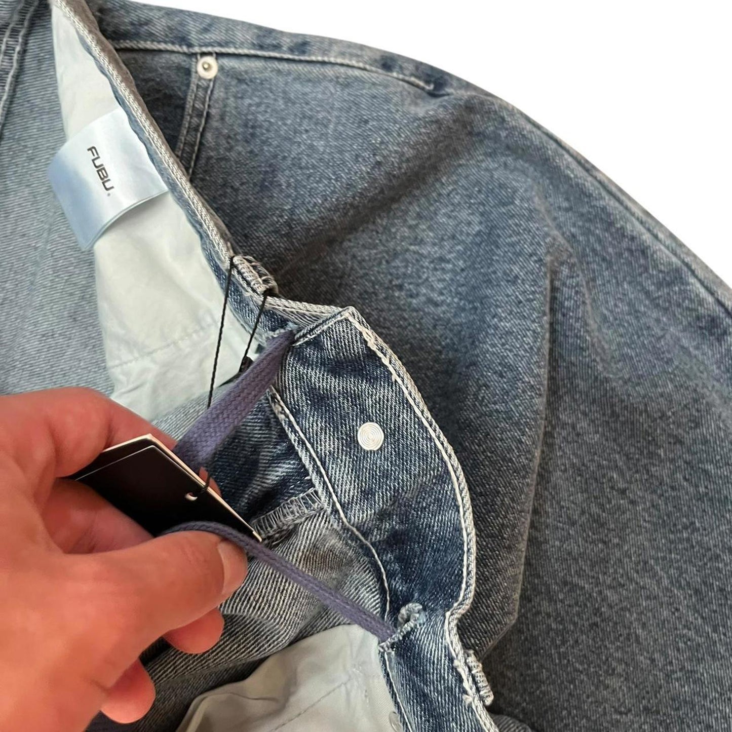 Fubu Baggy Wide-Leg Blue Jeans