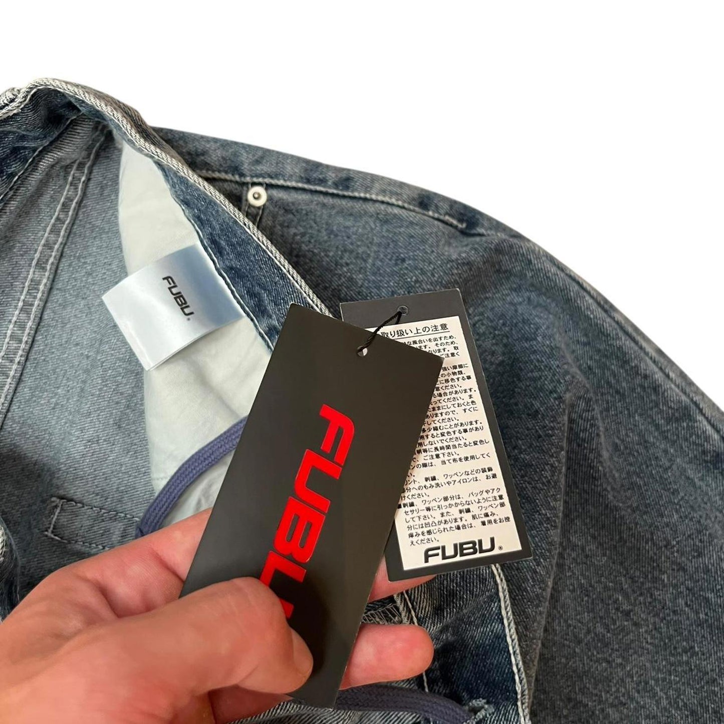 Fubu Baggy Wide-Leg Blue Jeans