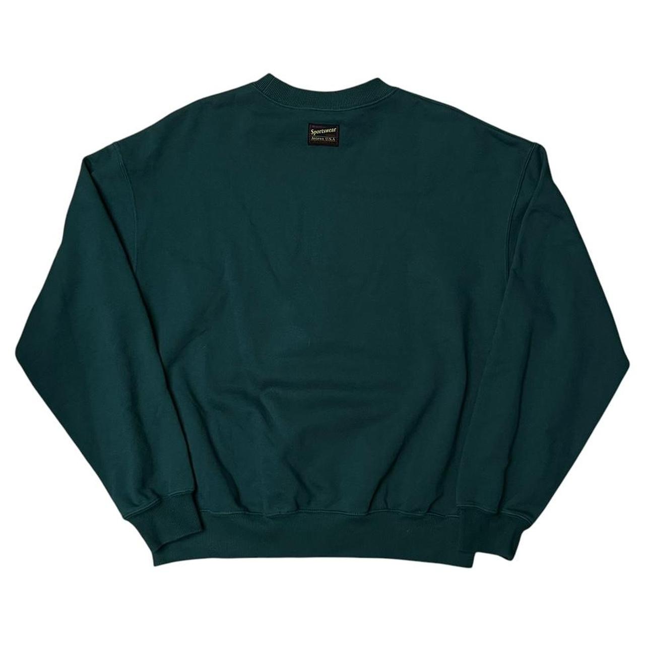 Avirex Spellout Stitch Crewneck Jumper Green