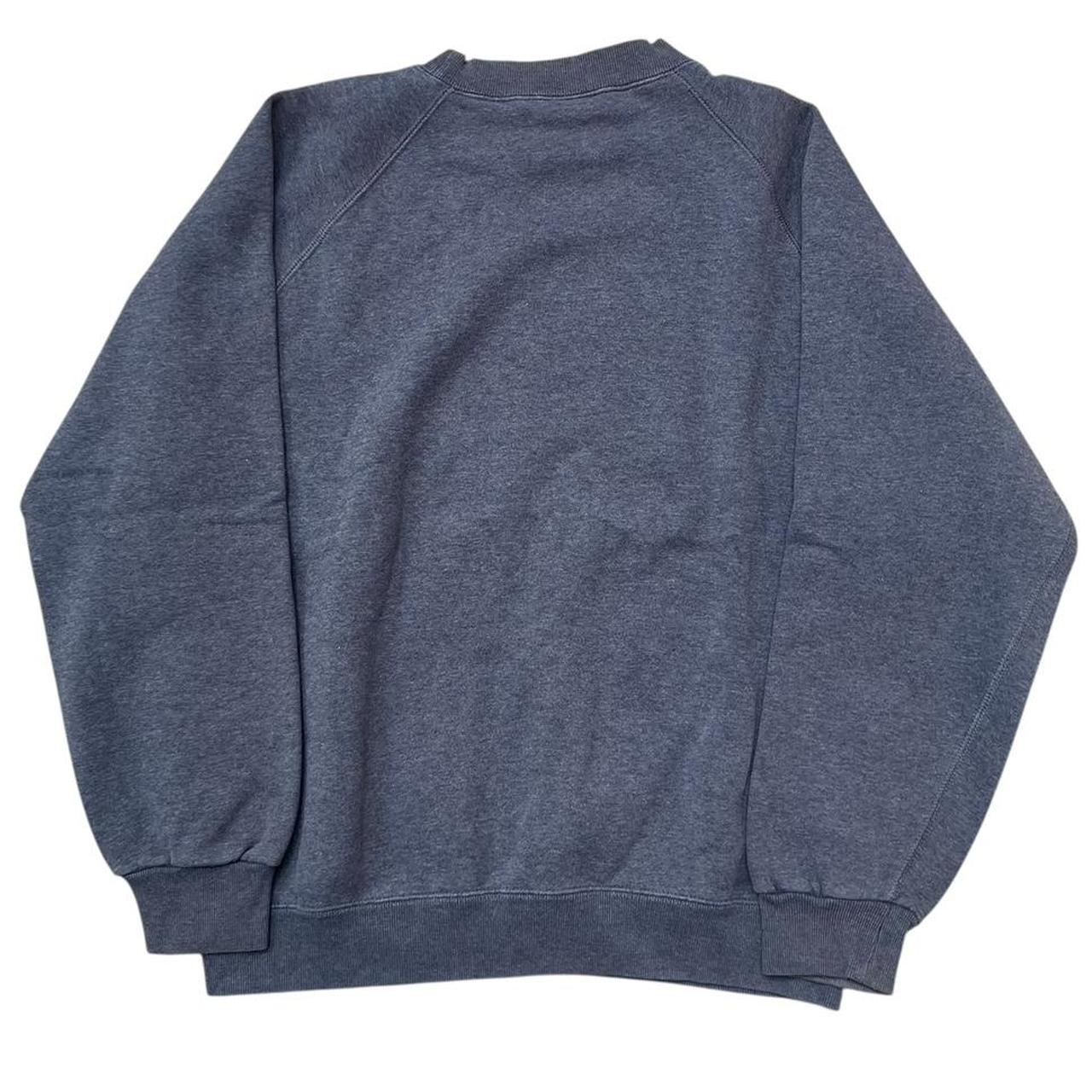 Avirex Spellout Embroidered Crewneck Grey White