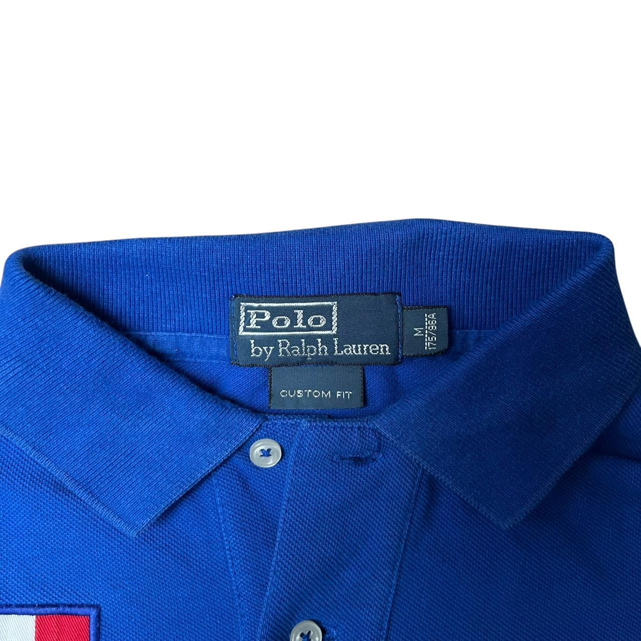 Ralph Lauren Big Pony Canada Blue Polo Shirt