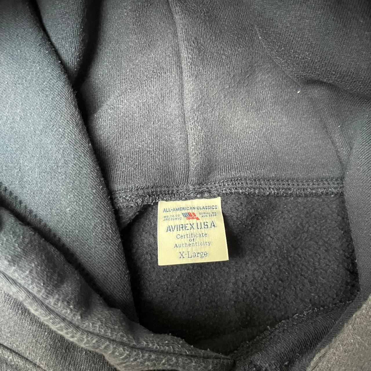 Avirex Spellout Hoodie Blue Yellow