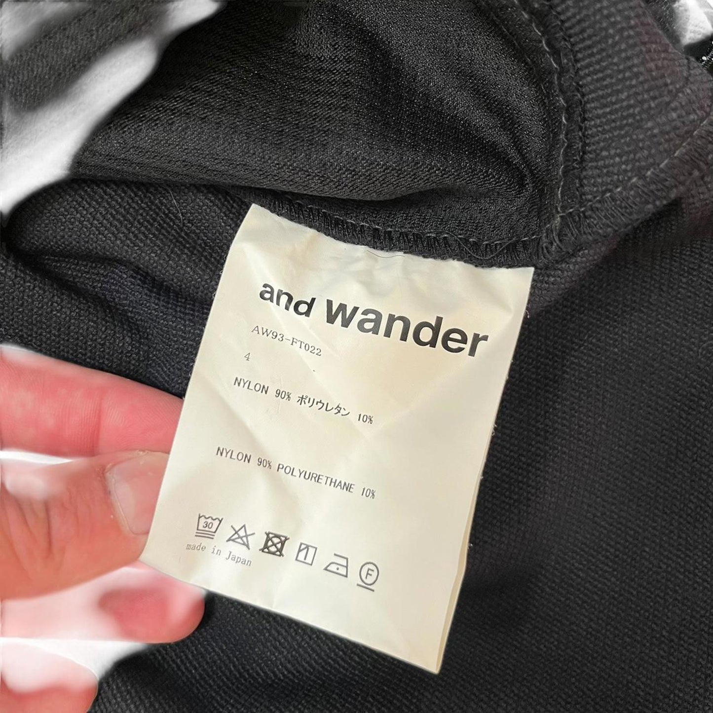 And Wander Pertex Lightweight Paint-splatter Activewear Jacket
