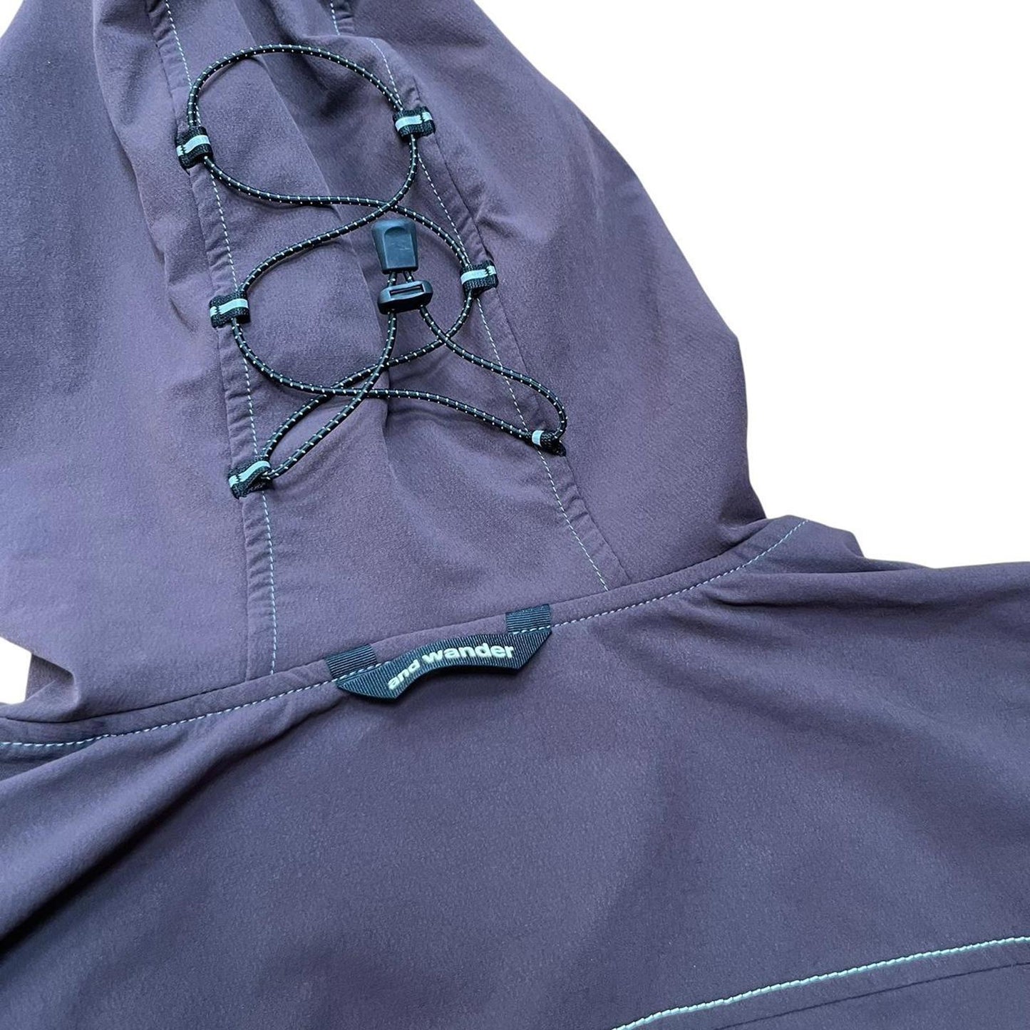 And Wander Pertex Lightweight Activewear Jacket Burgundy