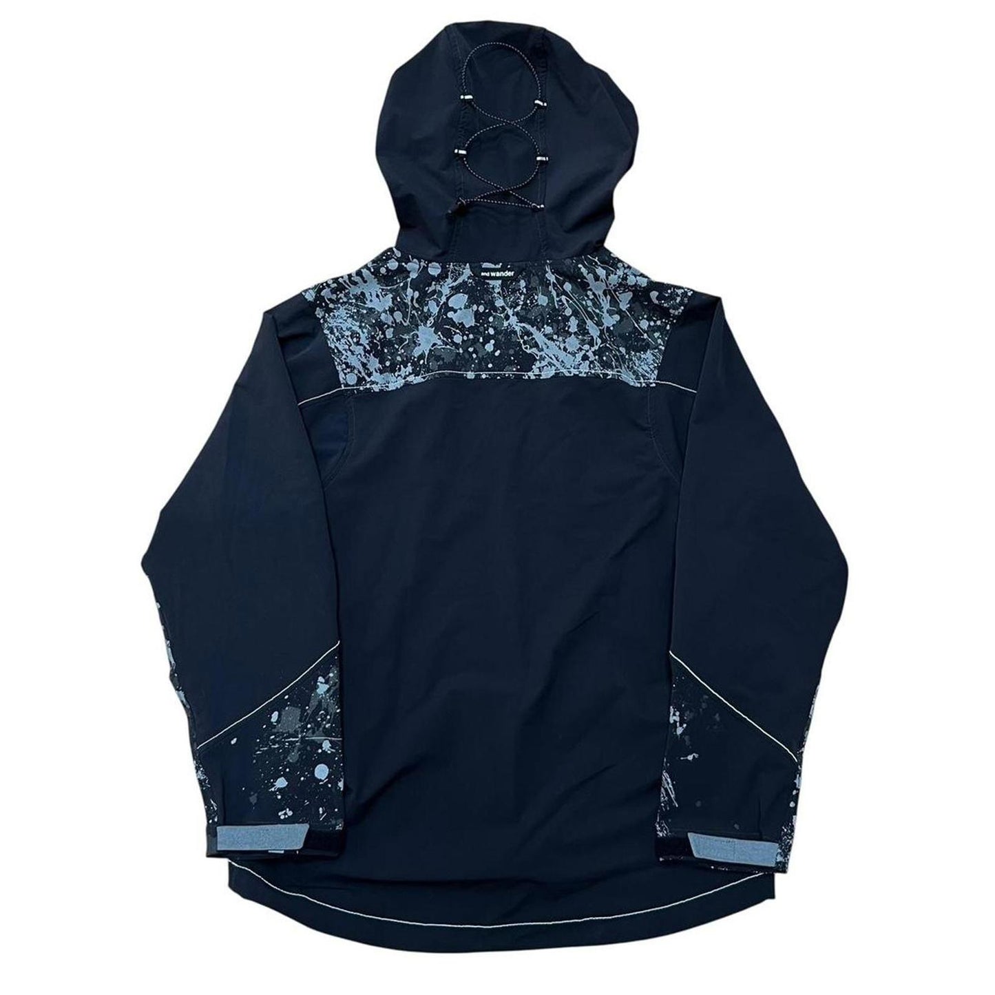 And Wander Pertex Lightweight Paint-splatter Activewear Jacket