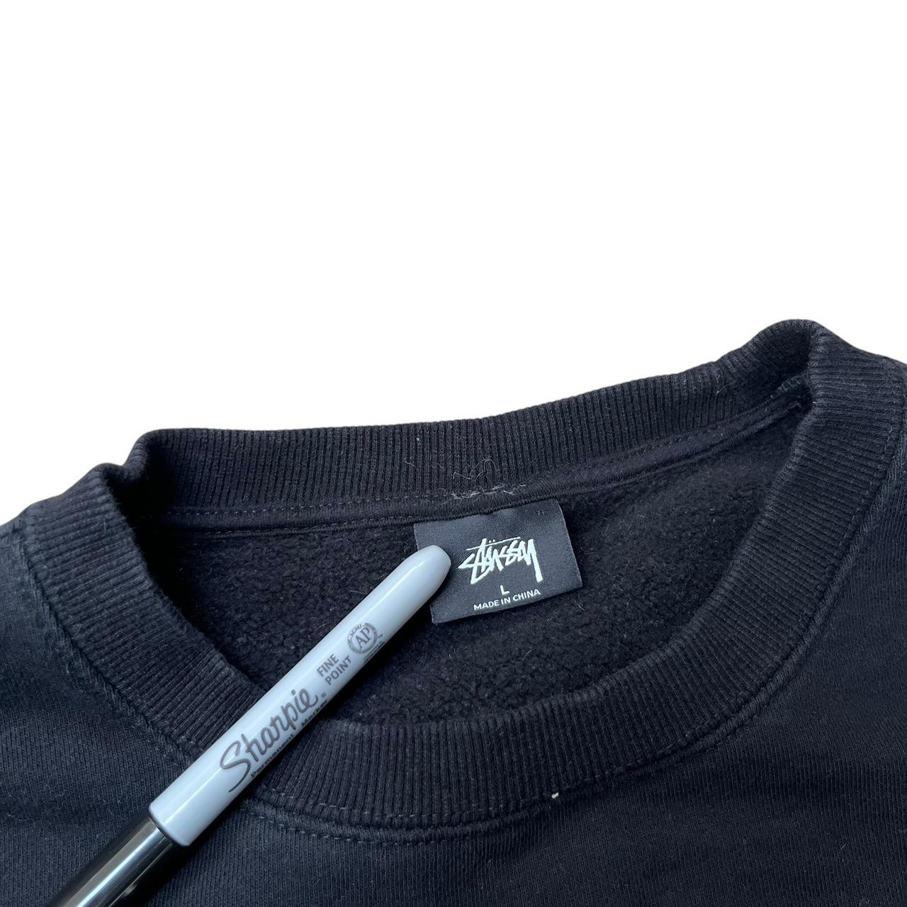 Stussy Embroidered Sweatshirt Red Black